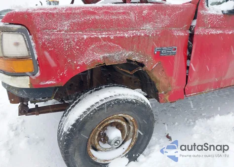 1997 Ford F-250 Xl from USA, damaged, VIN 1FTHF26H1VEB96681